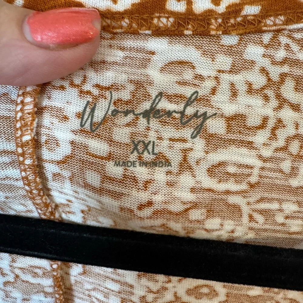 NWT  WONDERLY  SLEEVELESS SUMMER TOP   2X PLUS   #CL-13 - Picture 6 of 11